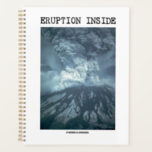 Eruptie in de St. Helens geologie psyche Planner