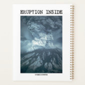 Eruptie in de St. Helens geologie psyche Planner (Achterkant)