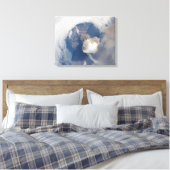 Eruptie van de Sarychev-vulkaan 2 Canvas Afdruk (Insitu (Slaapkamer))
