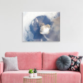 Eruptie van de Sarychev-vulkaan 2 Canvas Afdruk (Insitu (Woonkamer))