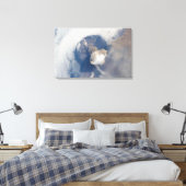 Eruptie van de Sarychev-vulkaan 2 Canvas Afdruk (Insitu (Slaapkamer))