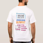 Éruption de coupure de ressort 2012 ! T-shirt (Dos)