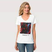 Éruption d'un T-shirt graphique volcan (Devant entier)