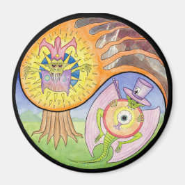 "Eruption" Mandala magneet