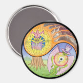 "Éruption" Mandala Magnet (Recto/Verso)