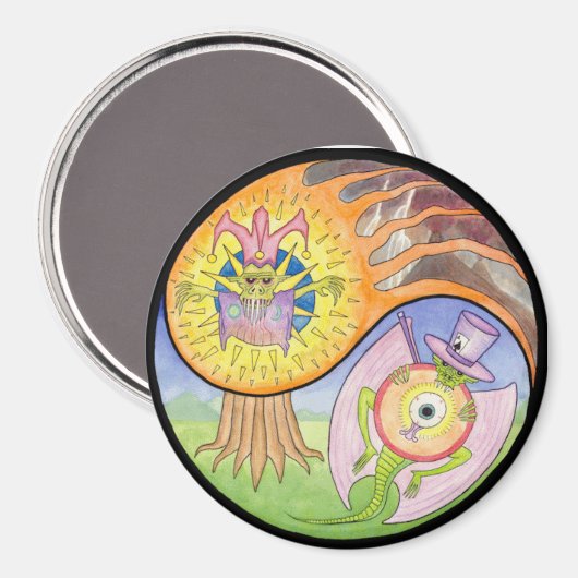 "Éruption" Mandala Magnet (Recto/Verso)