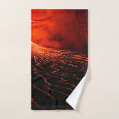 éruption volcanique (Serviette à main)
