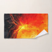 Éruption volcanique Art Abstrait (Serviette à main)