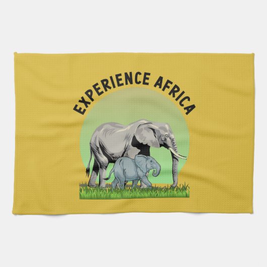Ervaar Afrika Theedoek (Horizontaal)