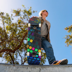 Ervaar de Disco Vibe op Wielen: Disco Ball Skateboard