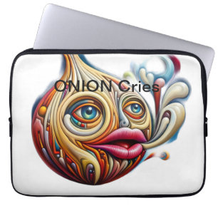 🎨 Ervaar de emotionele reis van een UI. Laptop Sleeve
