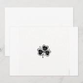 Ervaar de magie van Shamrock Serenade Kaart (Voorkant / Achterkant)