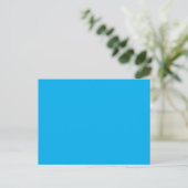 Ervaar de schoonheid van een blauwe hemel met een  briefkaart (Staand voorkant)