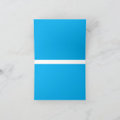 Ervaar de schoonheid van een Clear Blue Sky Bedankkaart (Binnen)