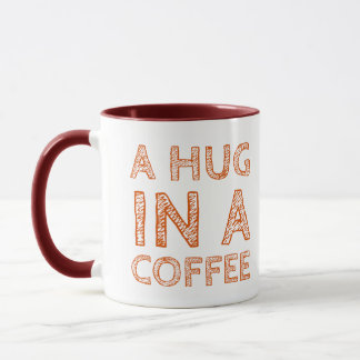 Ervaar een knuffel in een koffie en geniet van het mok