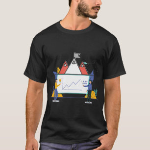 Ervaar piekprestatiesontwerp t-shirt