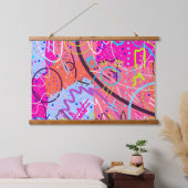 Ervaar vreugde hangend wandkleed (Slaapkamer)