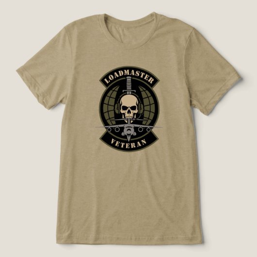 Ervaren Loadmaster Tri-Blend Shirt (Design voorkant)
