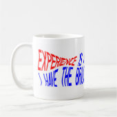 ervaring is de beste leraar koffiemok (Links)