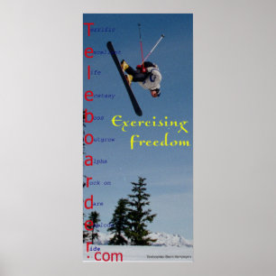 Ervaring met vrijheid poster