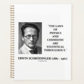 Erwin Schrödinger Physics Chemistry Statistical Planner (Voorkant)