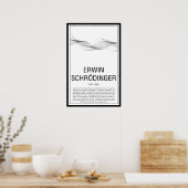 Erwin Schrodinger Poster (Keuken)