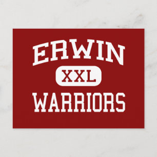 Erwin - Warriors - Middle - Asheville Briefkaart
