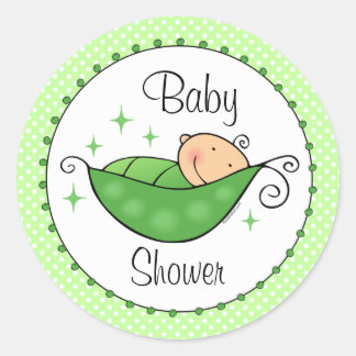 Erwt in My Pod Custom Sticker