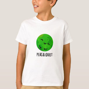 Erwten en stilte Funny Veggie Pea Pun T-shirt