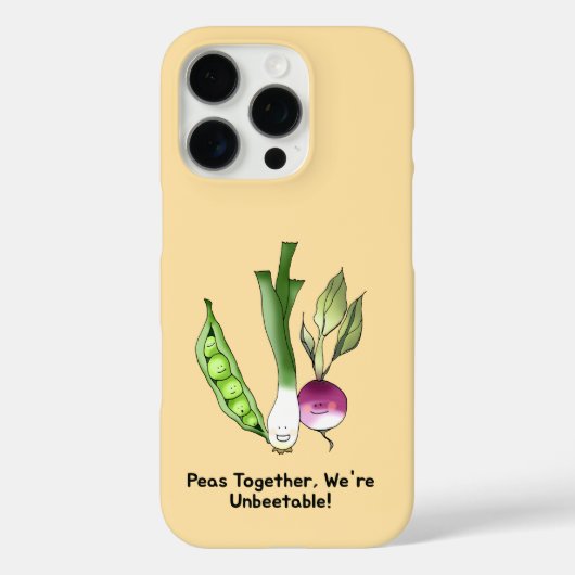 Erwten en Veggie Beste Vrienden Pun Case-Mate iPhone Case (Achterkant)