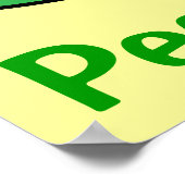 Erwten in een peul poster (Hoek)