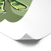 erwten in een peul poster (Hoek)