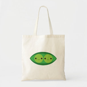 Erwten in een peul tote bag