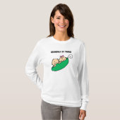 Erwten in een Pod Grandma of Twins T-shirt (Voorkant volledig)
