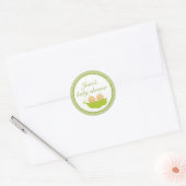 Erwten in een Pod Twins Baby shower Sticker (Envelop)