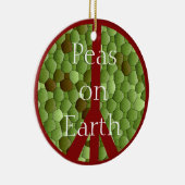 Erwten op aarde - Ornament van het vredessymbool (Rechts)