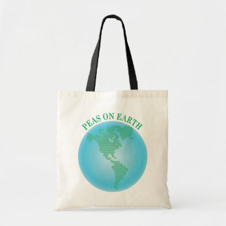 Erwten op aarde tote bag