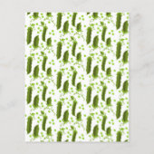 Erwten Planten bladeren Ronde plantaardig gezond v Flyer (Achterkant)