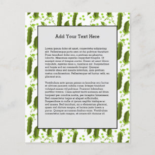 Erwten Planten bladeren Ronde plantaardig gezond v Flyer