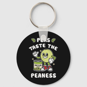 Erwten proeven de Peaness Peas Beans Rude Joke Sleutelhanger