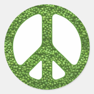 Erwten Ronde Sticker