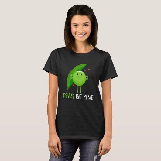 Erwten zijn erwt en erwt t-shirt (Voorkant volledig)