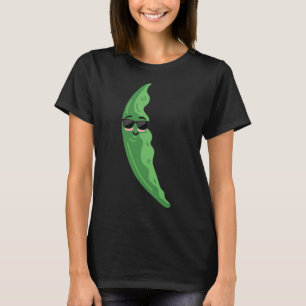 Erwtenpeul met zonnebril kostuum liefde erwten t-shirt