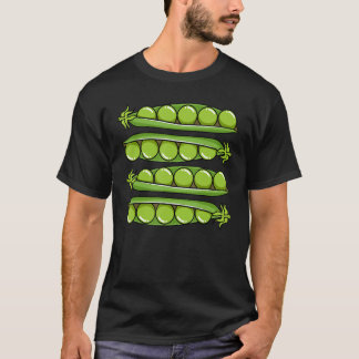 Erwtenpeulen Vegetarisch Zaad Bloeiend Plant Vegan T-shirt