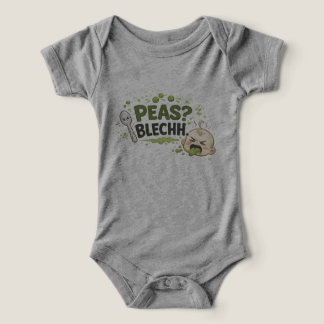 Erwtjes? Bah. Chagrijnige Baby Maaltijd Bodysuit