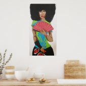 Erykah Badu : Poster de Lady Soul (Cuisine)