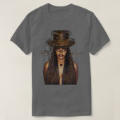 Erykah Badu retro  rapper T-shirt (Design voorkant)