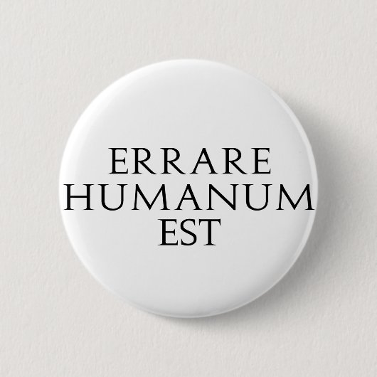 Erzeldzame Humanum st Button (Voorkant)
