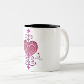 ERZULI FREDA DAHOMEY VEVE FROSST VERRE BEER MUG (Devant droit)