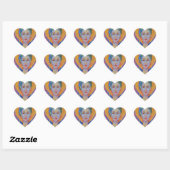 Erzulie Freda voodoo Goddess Wudu New orleans Hart Sticker (Vel)